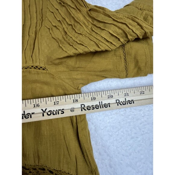 Free People Revolve Dress Womens S Perfectly Victorian Floral Embroidered Boho - Picture 5 of 10